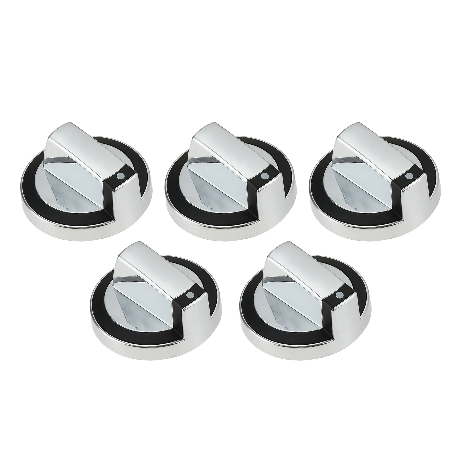 5Pcs W10284885 Range Surface Burner Control Knob Cooktop Knob Replacement for Whirlpool Gas