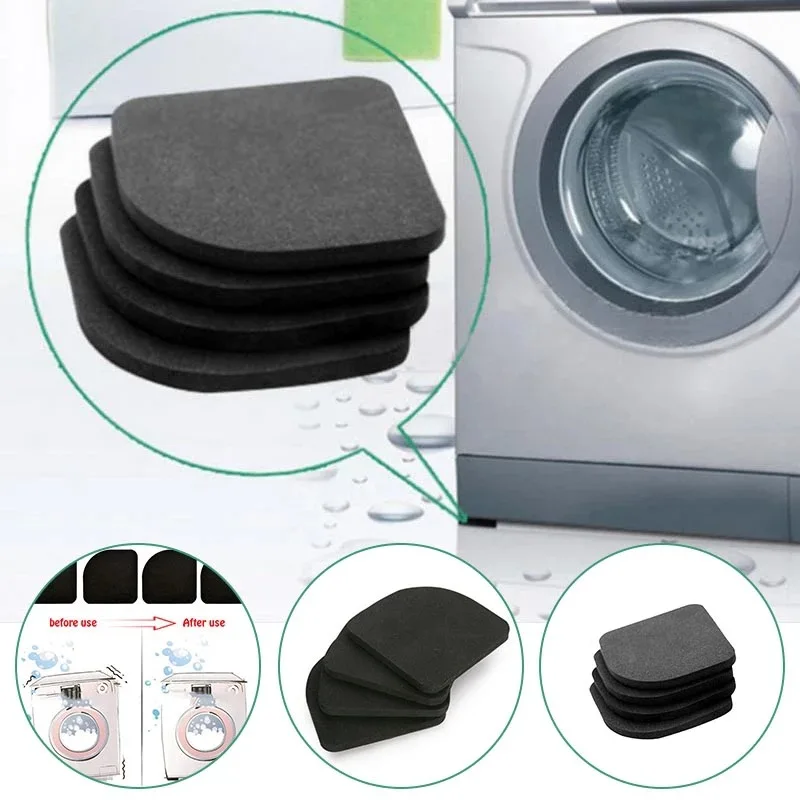 Black Sponge Anti Vibration Pads for Washing Machines and Refrigerators