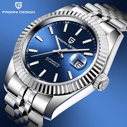 PAGANI DESIGN Men's Watch Top Brand Luxury Sports Automatic Mechanical Watch Stainless Steel Waterproof Clock Relogio Masculino