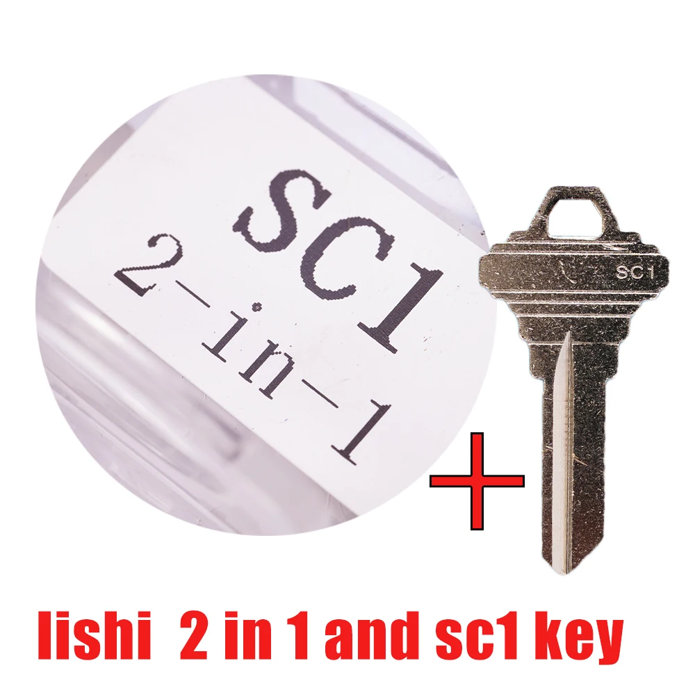 

Набор инструментов lishi SC1 2 в 1 с 1 ключами SC1