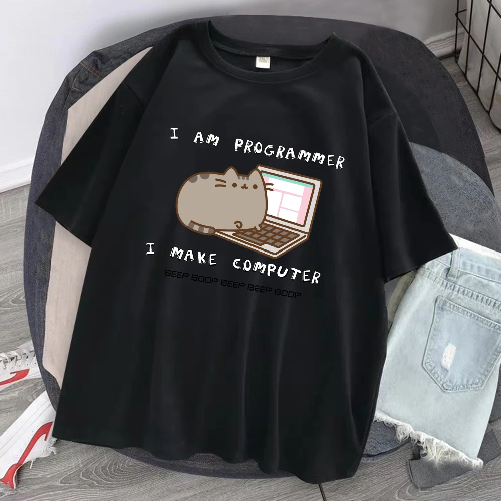 Camiseta Estampada Para Hombre Vamos Programadores – Let's Go