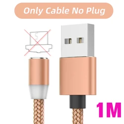 Universal Magnetic Charging Cable Adapter with Dust Plugs (Only 1M Golden Cable)