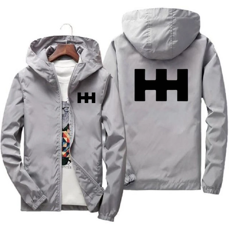 HH 2023 Spring and Autumn New High Quality Loose Large Waterproof Windproof Rushsuit Mountaineering Outdoor Sports Jacket