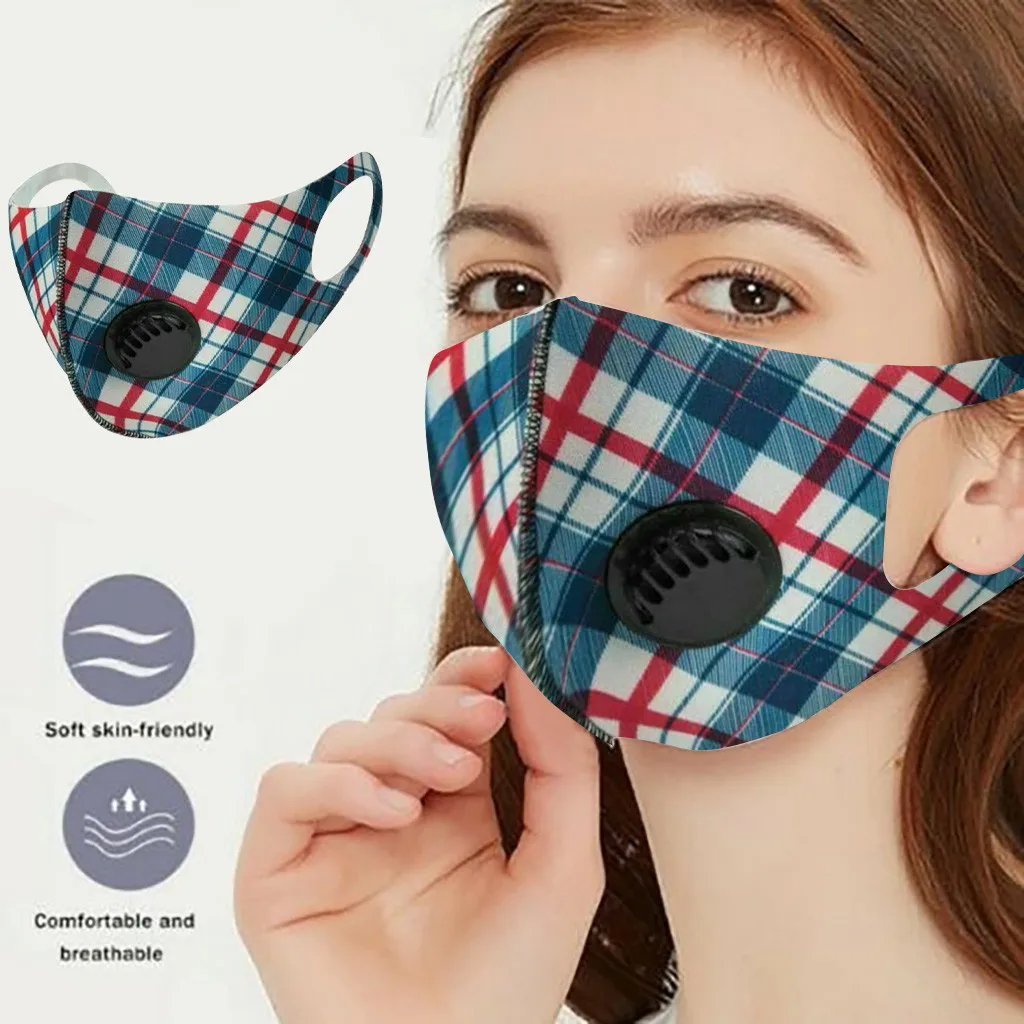 

1PCS Adult Washable Mask Reusable Anti-dust Anti-spitting Protective Face Cover Masks Masque masque lavable cubrebocas