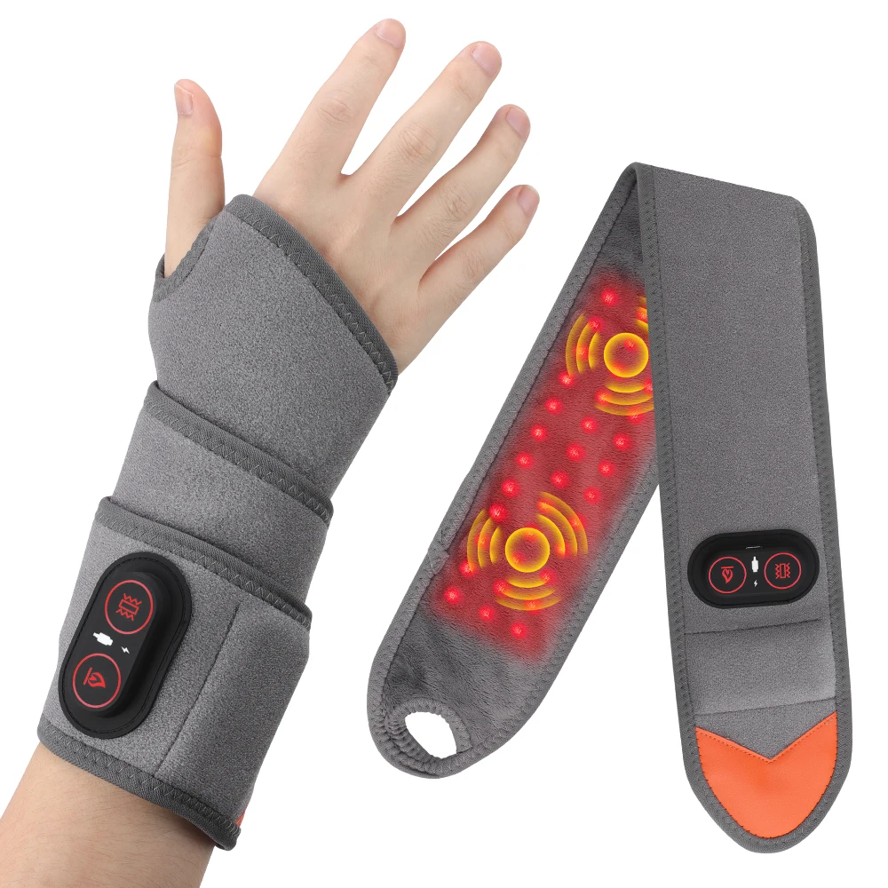 Cordless Heating Wrist Protector Sport Protection Hand Massager Support WristBand Pad Brace Tool Heat Health Care Device