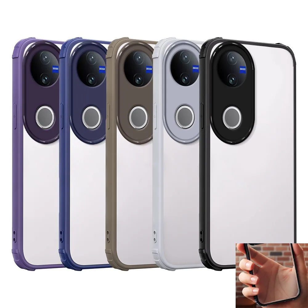 Enhanced Shockproof Hard Acrylic Back Cover with Anti-Drop Protection
