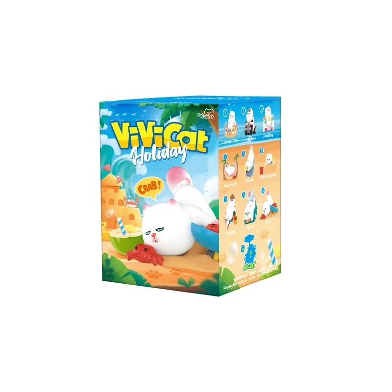 thumbnail image 1 of POP MART ViViCat Holiday Series Caja ciega aleatoria Juguetes Caja misteriosa Mistery Caixa Figura de acción Surpresa Lindo modelo Regalo de cumpleaños, 1 of 5