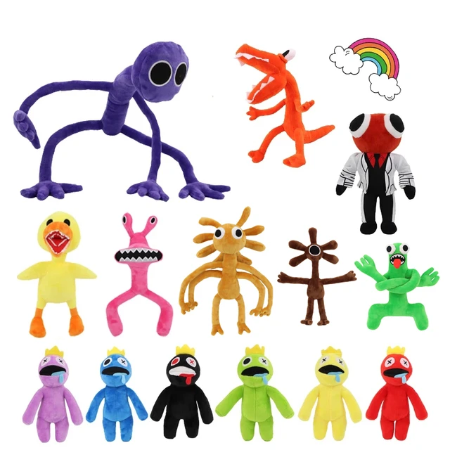 Rainbow Friends Plush Toy Cartoon Game Character Doll orange lizard Monster  Soft Stuffed Animal Toys For Children Christmas Gift