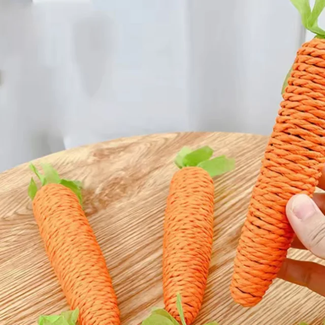 Cat toys, audible carrots, tricks on cats, high-end and boring cat grinding sticks, bite-resistant cat scratch board pet product 2