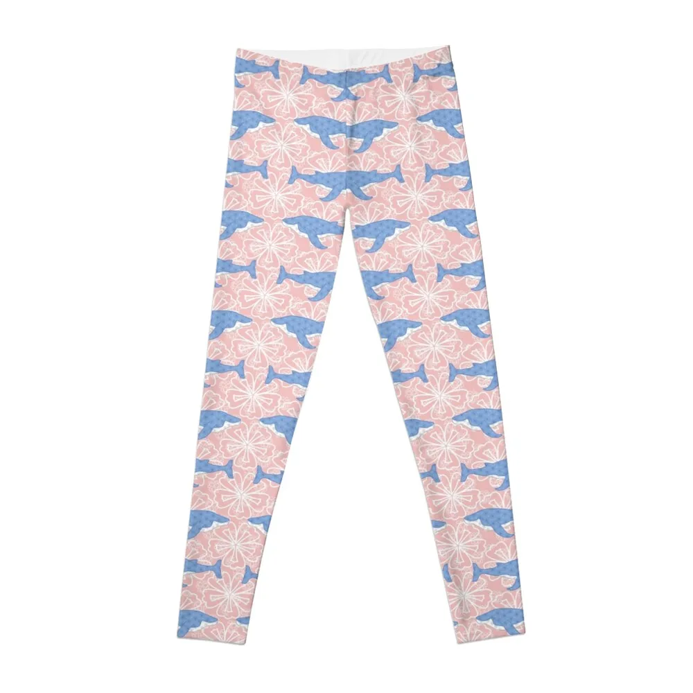 

flower whale Leggings push up legging legging pants raises butt Womens Leggings