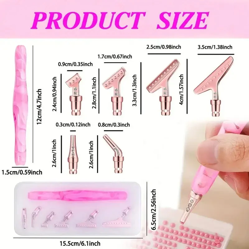 DIAPAI 7 szt. Zestawy narzędzi do malowania diamentami, 1 szt