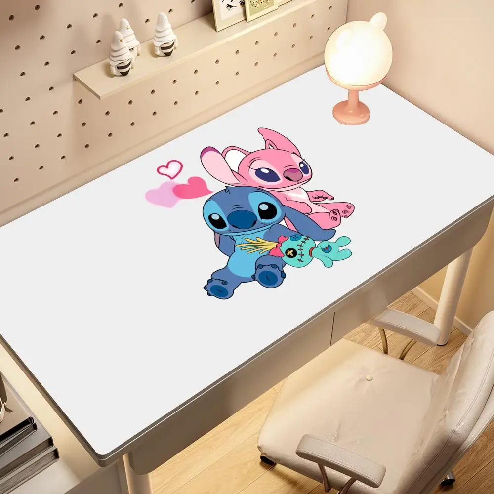 Large Kawaii Stitch Anime Mouse Pad - Non-Slip Gaming Desk Mat