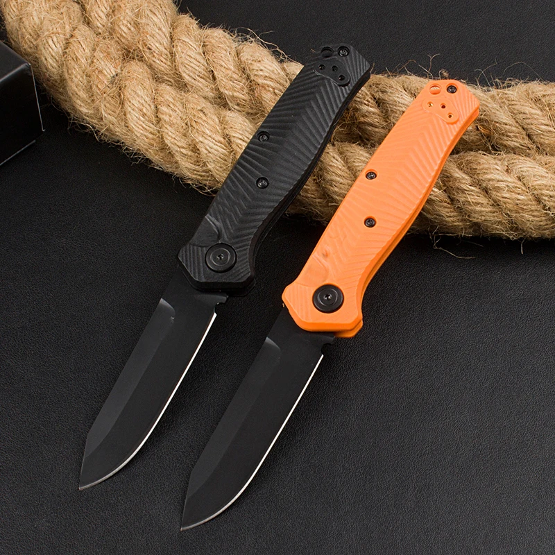 

New 2023 BM 8551 OTF Folding Knife S90V G10 Handles Pocket Tactical Outdoor Hunting Knives EDC Tool Collection