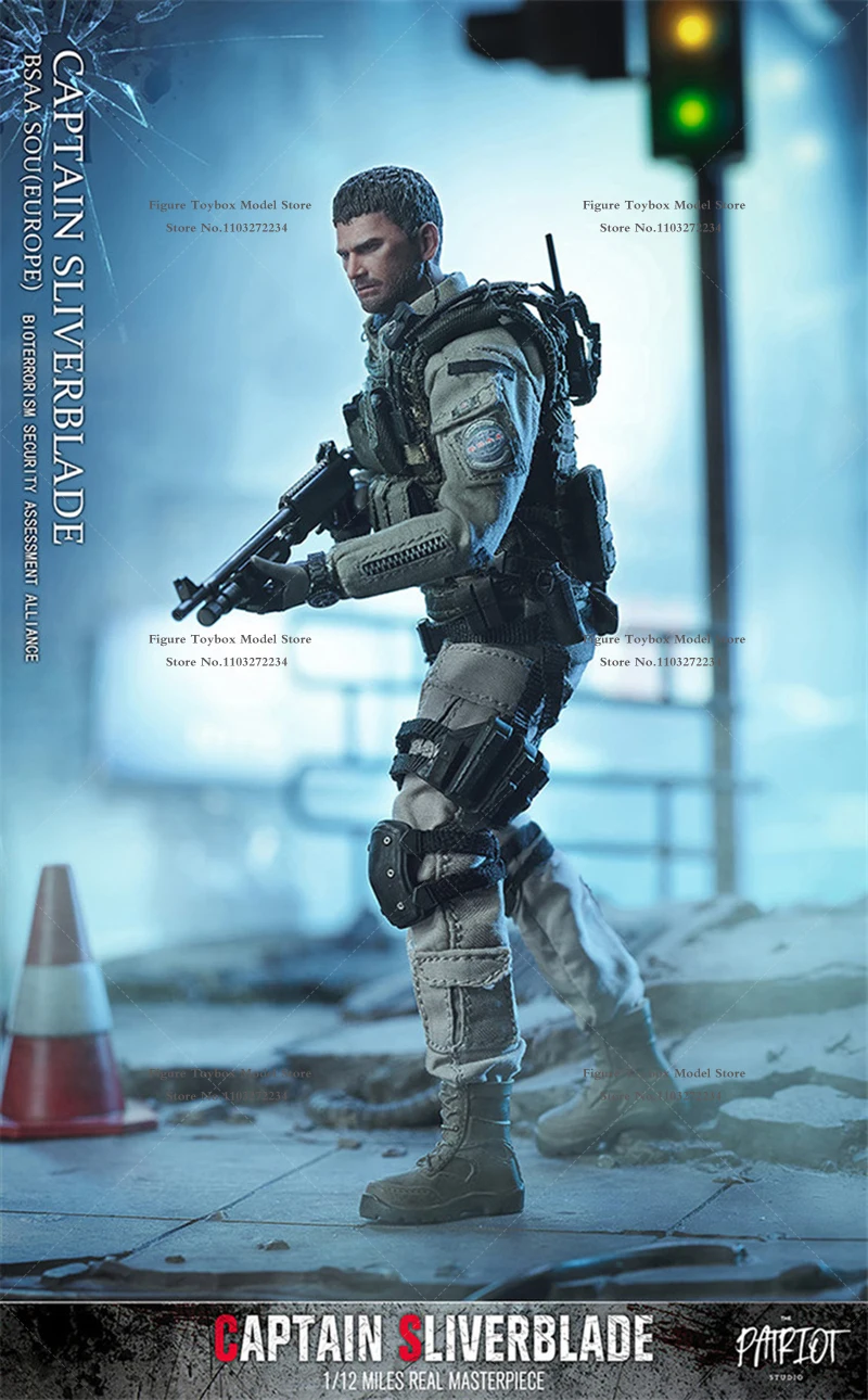 Patriot Studio 1/12 Captain Sliverblade Man Action Figure