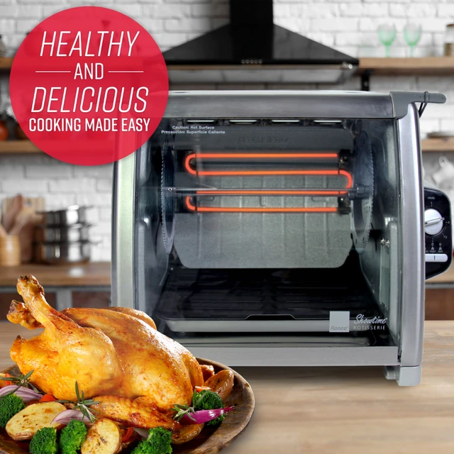 BLACK+DECKER 6-Slice Crisp 'N Bake Air Fry Toaster Oven, TO3217SS electric  oven - AliExpress