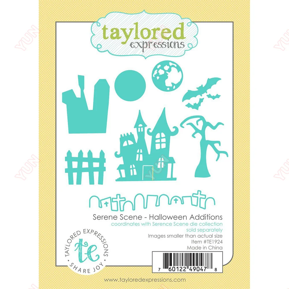 

Serene Scene - Halloween Additions Metal Cutting Die DIY Scrapbooking Paper Making Cuts Crafts Template Handmade Photo Album