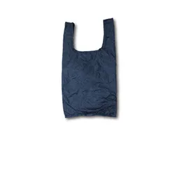 Eco - Friendly Ultra - Light Waterproof Folding Reusable Shopping Bag (Navy blue)