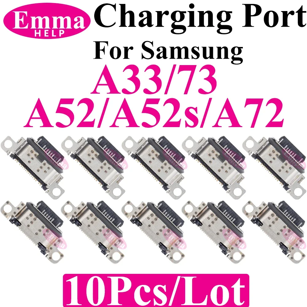 Original Charging Port Connector for Samsung A15 A05S A25 A35 A55 A13 A04S A14 A23 A33 A24 A34 A54 A53 USB Charger Pin Plu 10Pcs charger port