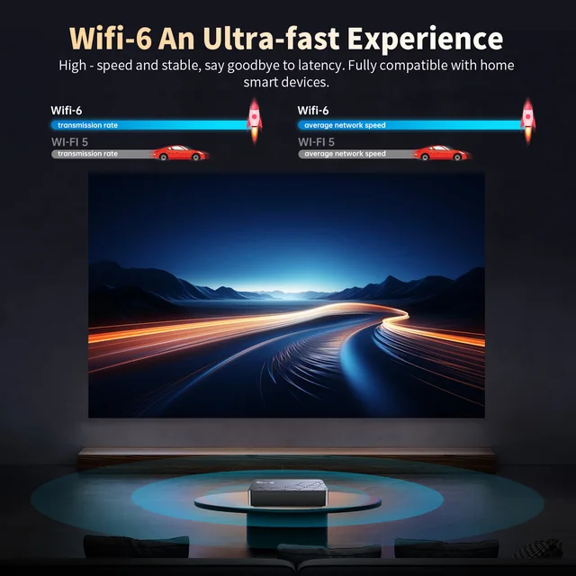 Box TV Android 14 LEFFOT 4K Ultra HD - Allwinner H313, 2GB RAM, 16GB ROM, WiFi 5, BT 4.0 - Foto 12