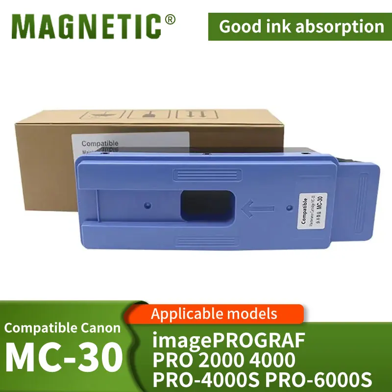 

Compatible MC-30 MC30 MC 30 Maintenance Tank For Canon imagePROGRAF PRO 2000 4000 PRO-4000S PRO-6000S Waste Ink Bin 1156C002AA