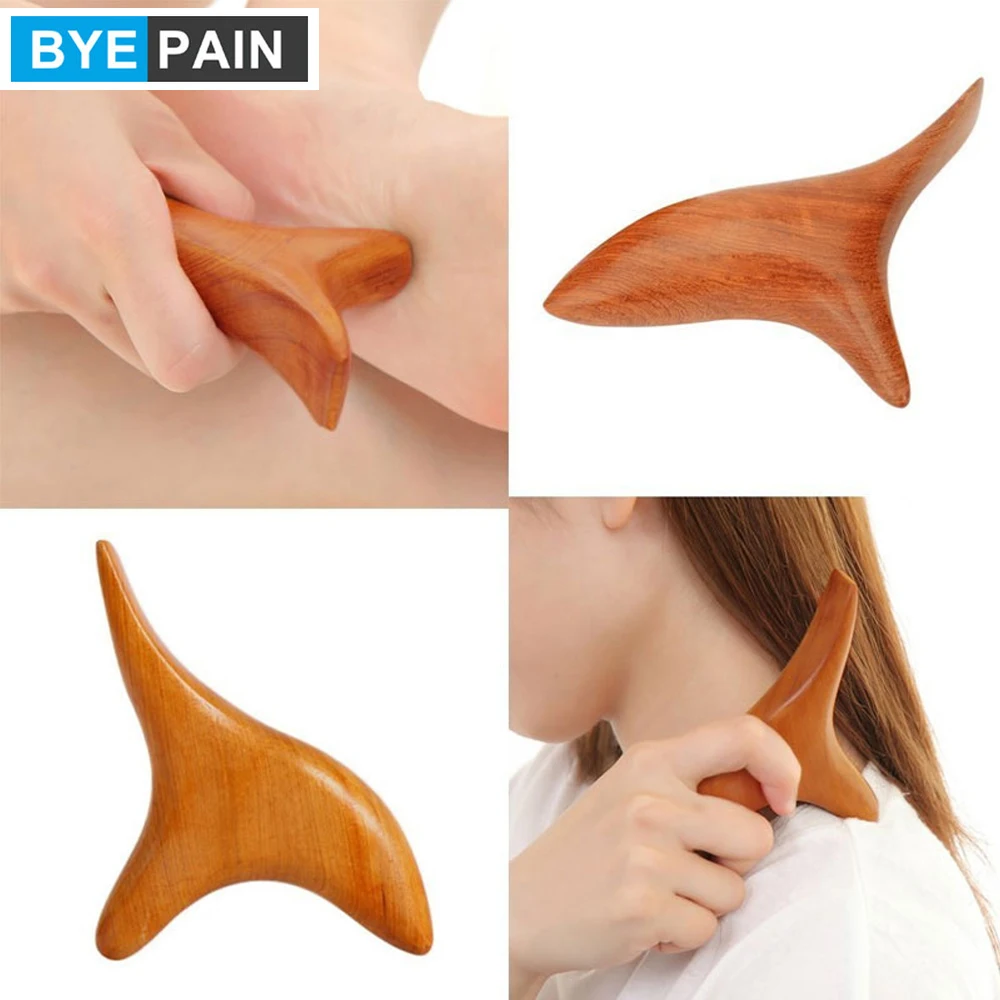 Neck Massager Face Massager BYEPAIN Body Trigeminal Massage Wood Massager Body Relax Fragrant Wood Wooden SPA Therapy Massager Blood Circulation