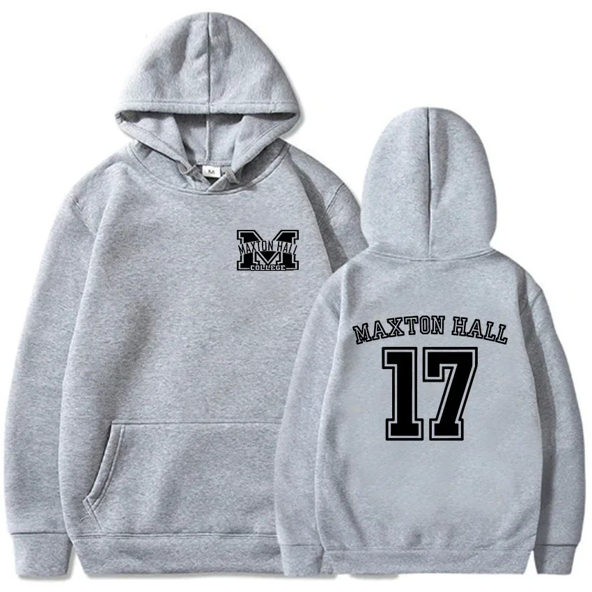 Maxton Hall 17 TV Graphic Hoodie The World Between Us Sweatshirt Sudaderas Para Mujer Casual Unisex Clothing Winter Comfortable