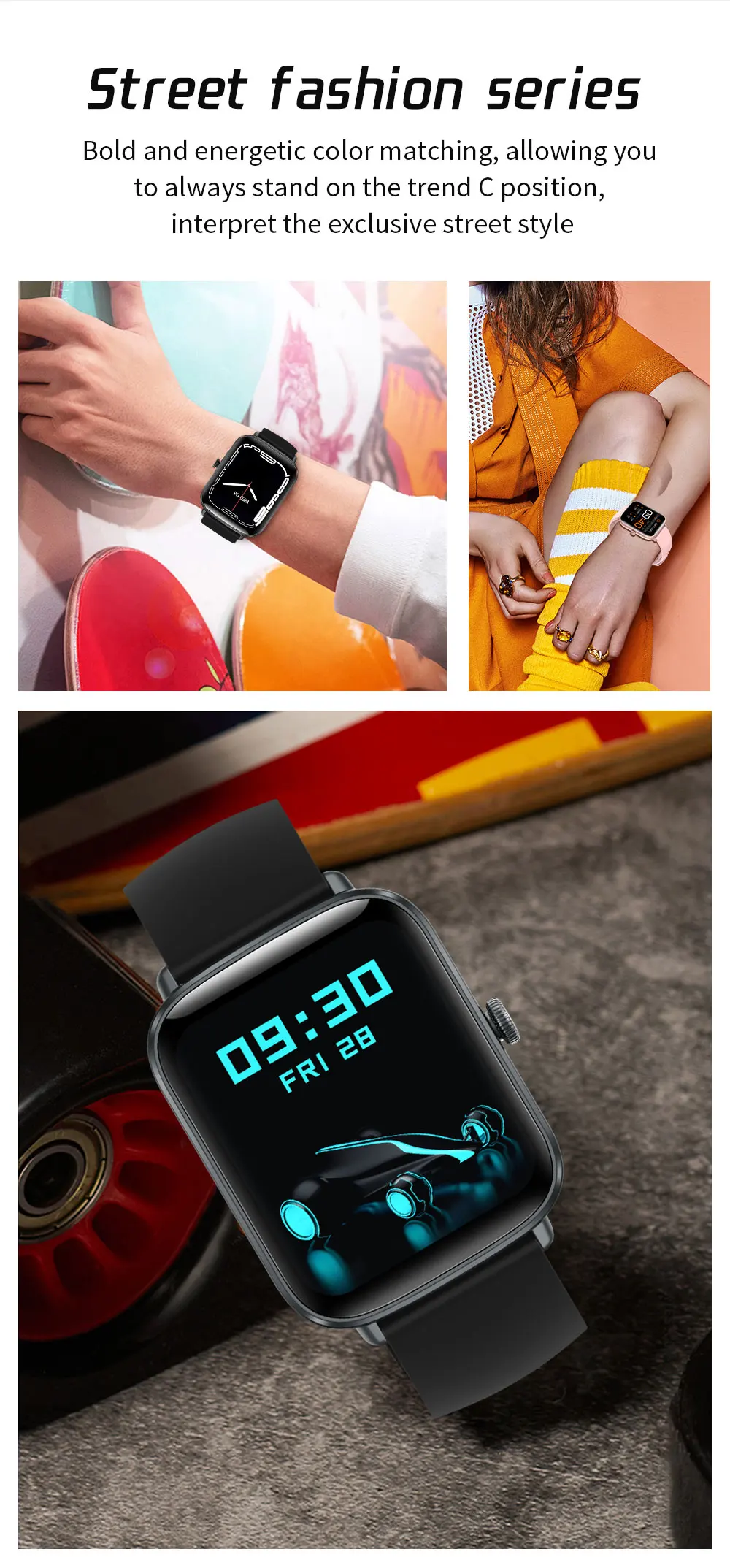 LIGE New Smart Watch Men Women Full Touch Bracelet Fitness Tracker Sport Watches Blood Pressure Smart Clock Smartwatches Ladies