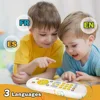 Infant Simulation TV Remote Control Toys with Music and Light Musical Baby Toy Sensory Remote Kid Baby Toys for 1 2 3 Year Old 2