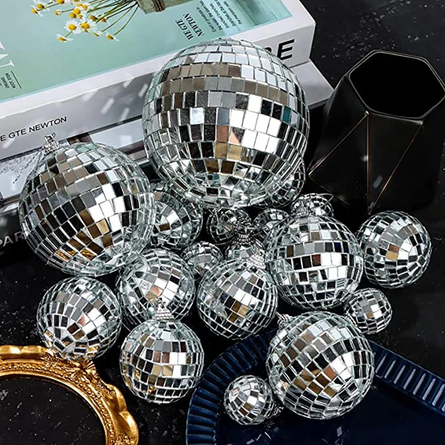 Hanging Mirror Disco Ball Ornament Glass Disco Balls Decoration Reflective Mini  Disco Ball For Stage Bar Party Wedding Decor - AliExpress