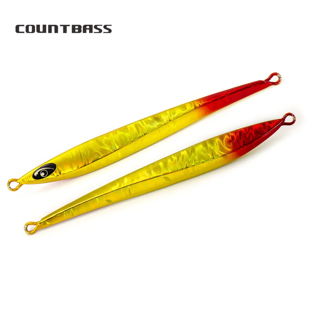 Count bass 150g 5,3 Unzen vertikale Jigging köder mit leuchtenden Augen, Metall fischen Salzwasser Long Fall Deep Fast Köder