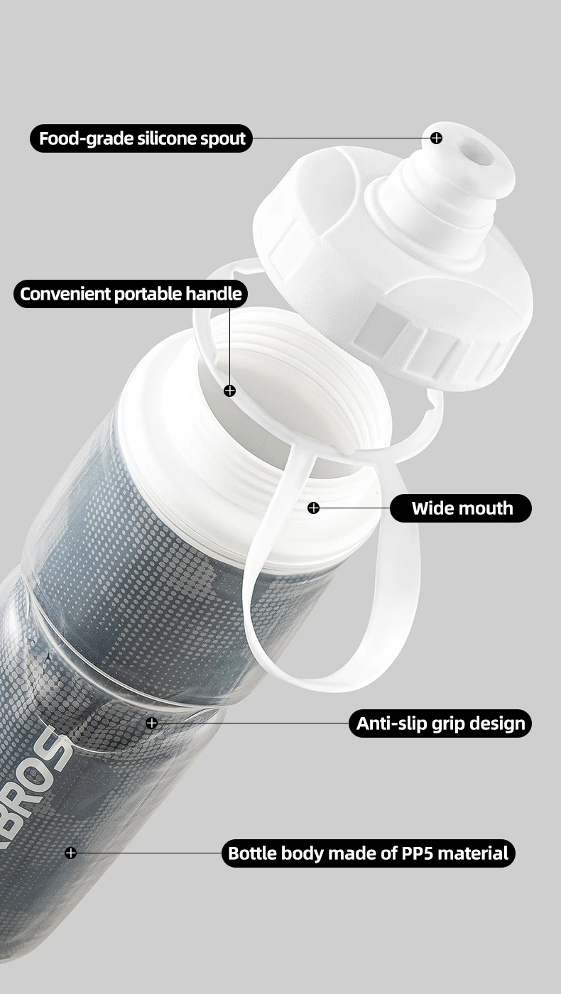 Bike Water Bottle 750ml PP5 Bicycle Insulated Water Bottle Outdoor Sports Fitnes