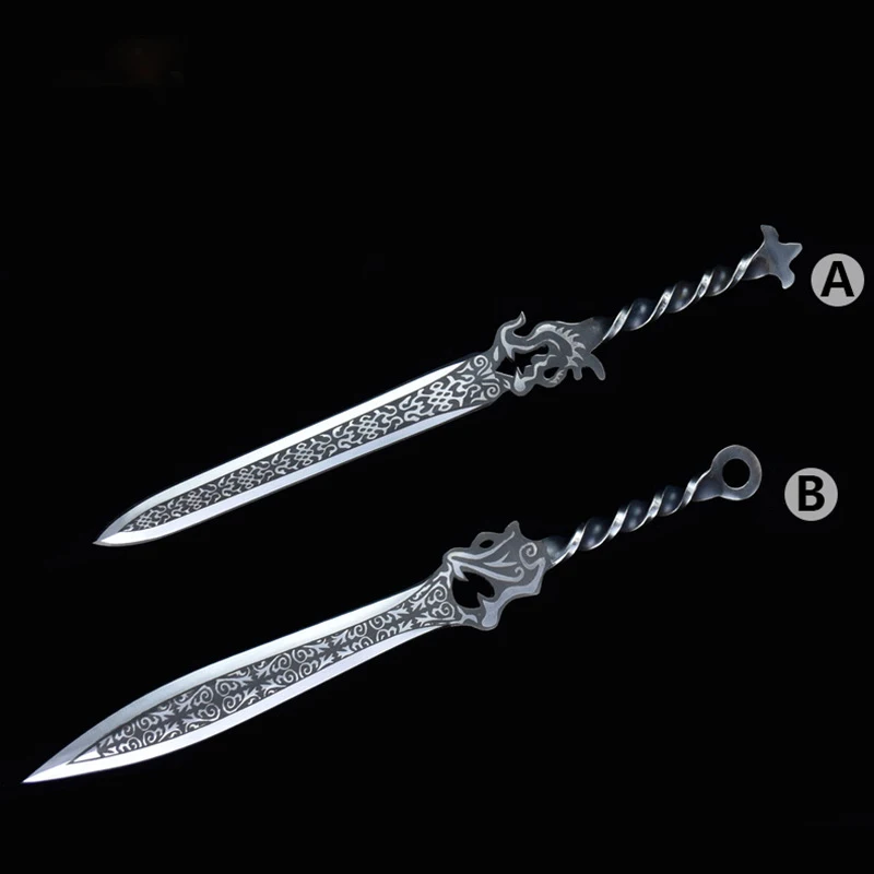 

Handmade Mini Stainless Steel Pucha Knife Tea Needle Chinese Traditional Kung Fu Tea Tools Romance of the Three Kingdoms Liu Bei