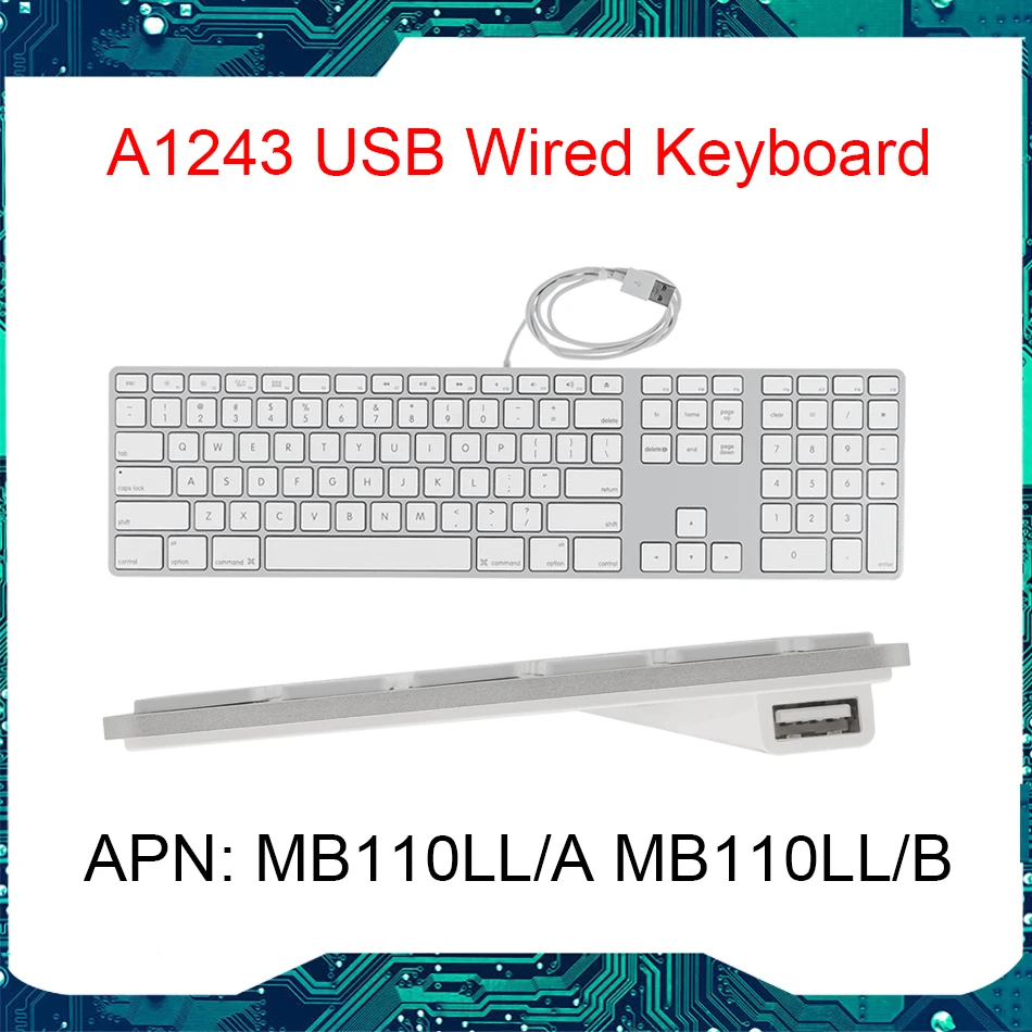 A1243 With Cable Keyboard Replament Keyboards For A1243 Usb Keyboard G5