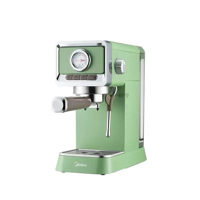 Macchina Da Caffè Retrò Semiautomatica A Punto Fisso Montalatte Manometro Visivo Macchina Per Caffè Espresso Pre-Ammollo A Bassa Pressione