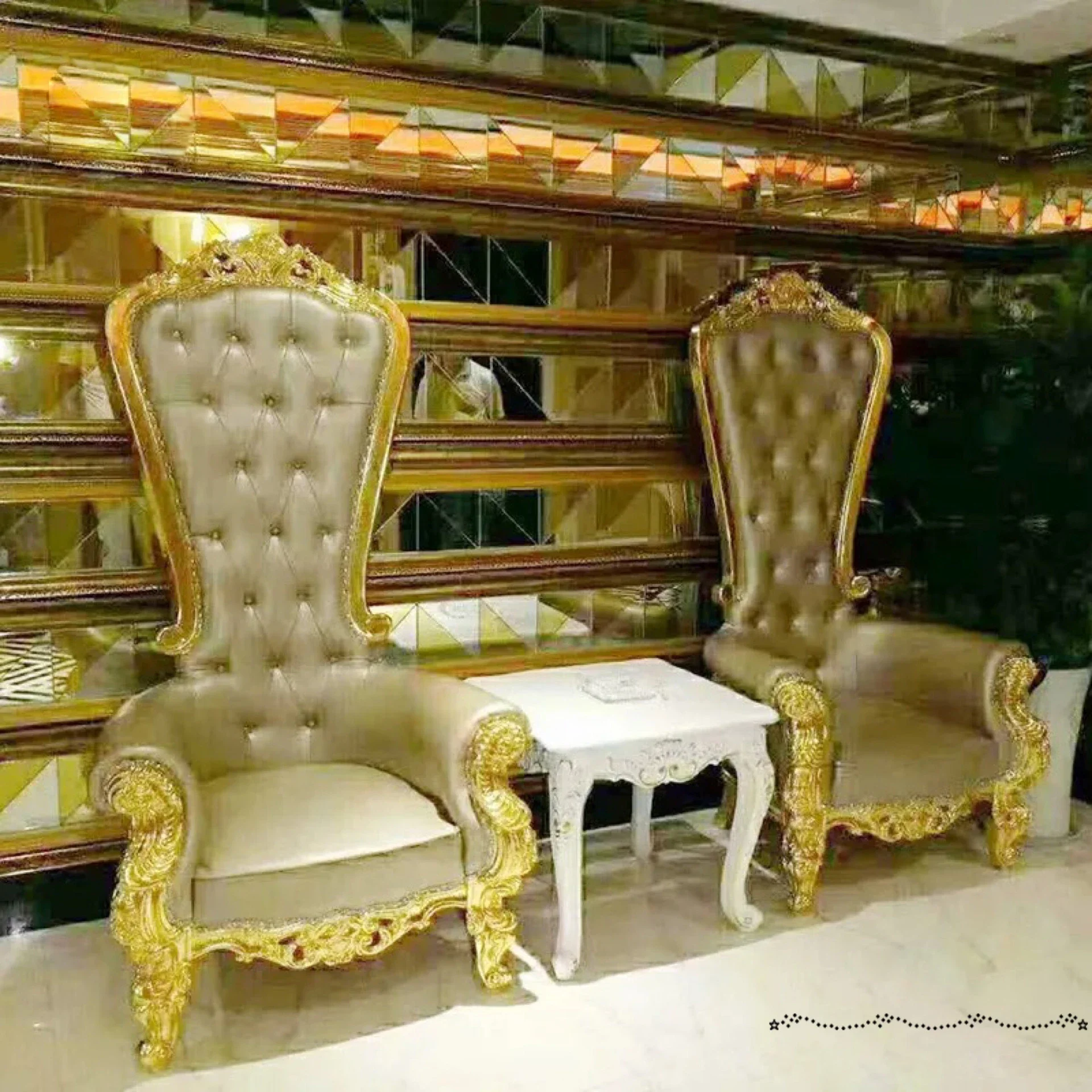 Nordic Modern high back queen king throne wedding event hotel party sofa chair