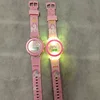 Girls Kids Children Cartoon Unicorn Collection Digital Electronic Flash Glow Up Light Colourful Birthday Party Gifts Watches 3