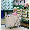 Shopping Cart Hand Picnic Shopping 55L 8 Wheel Universal Wheel Outdoor Foldable Camping Trolley Vegetable Basket Pull Climbing 6