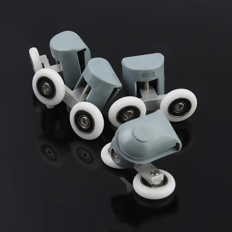 Premium Zinc Alloy Double Shower Door Roller with Multiple Bearing Diameters