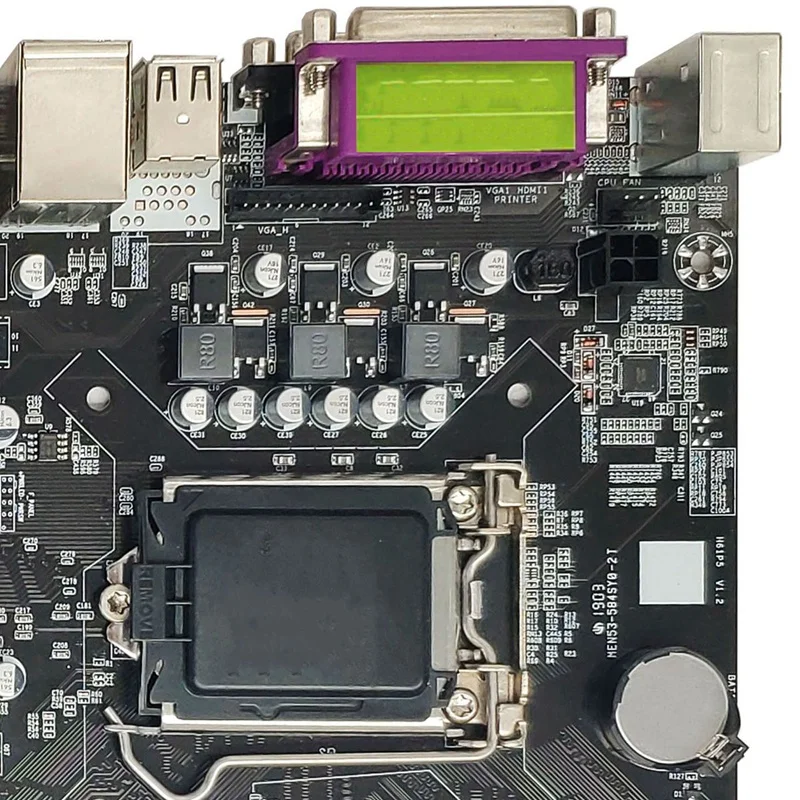 H61DVR Computer Motherboard, DDR3 Quad-Core LGA 1155-Pin 2 Memory Slots Support 2X8G Motherboard Set For Desktop the motherboard