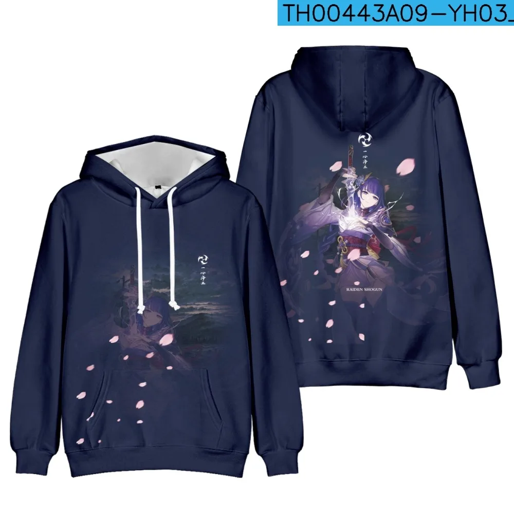 

New Cosplay genshin Impact Beelzebul Women Men hooded Sweatshirt Casual harajuku auntumn winter hoodie for women Anime Clothing