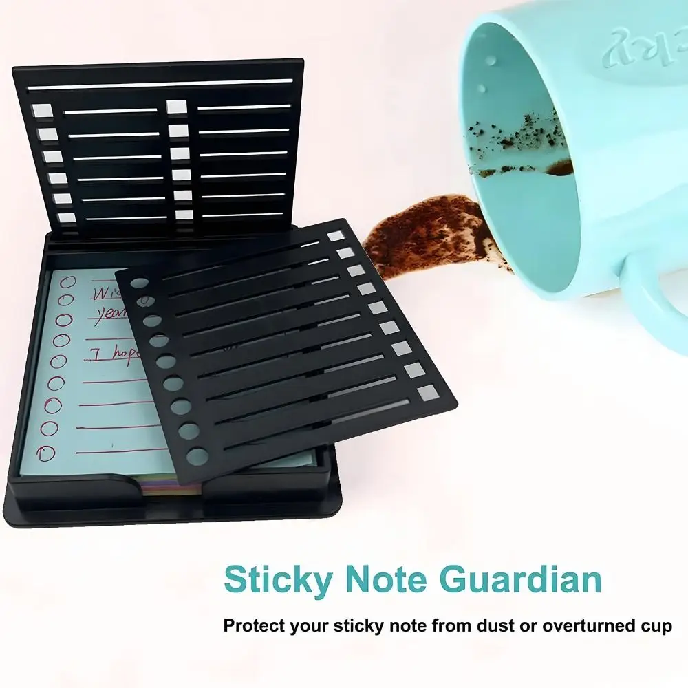 Enhanced Sticky Note Organizer Set with Stencil Templates