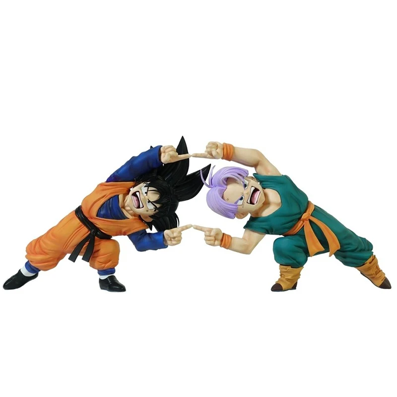 10cm Dragon Ball Z Anime Son Goten Figure Gotenks Trunks Combined Body Action Figures PVC Statue Collection Model Toys Gifts