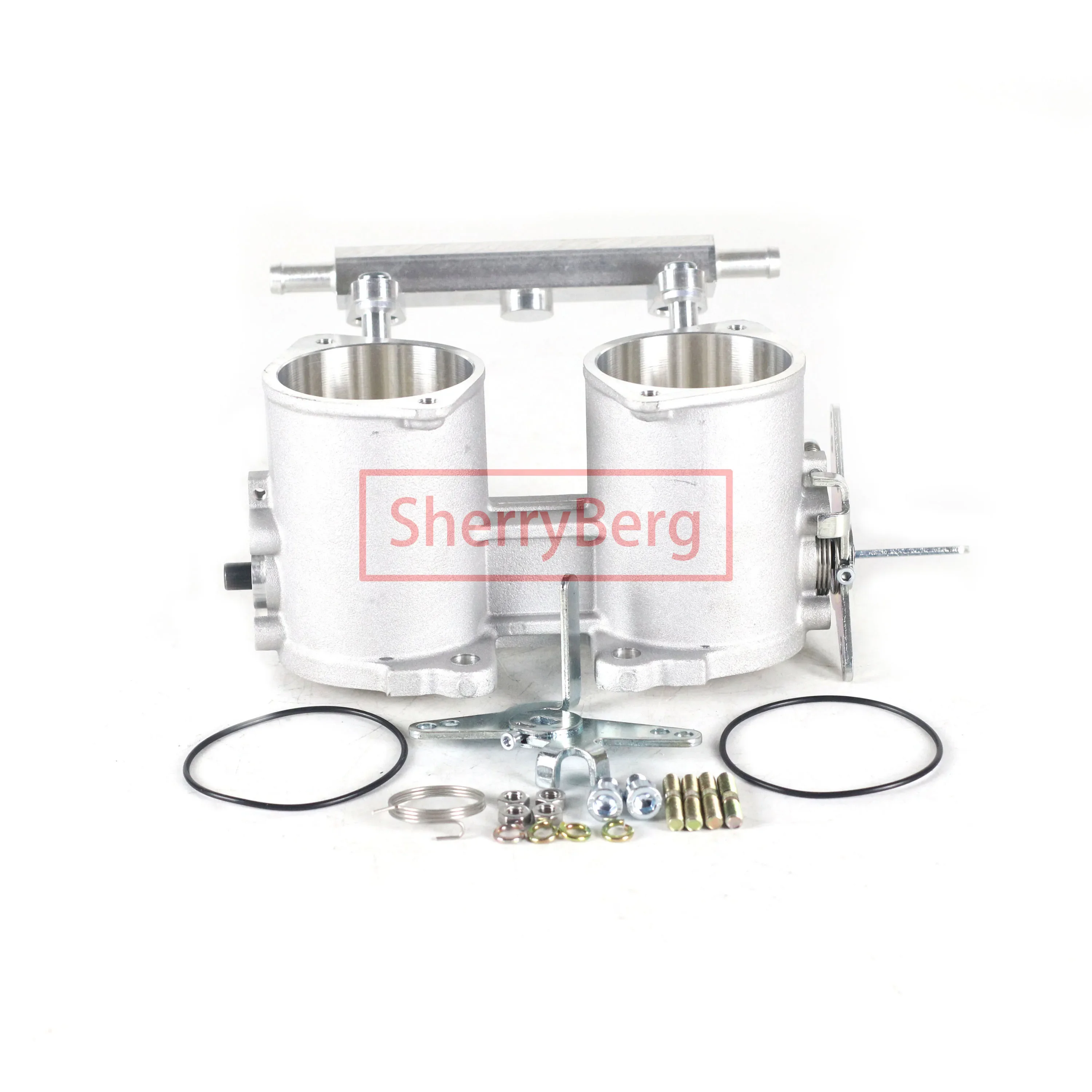 SherryBerg 55MM 55IDF TBS EFI Throttle For Jenvey IDF Style Carb 84mm tall TFP55I 55 IDF Rep. Weber Dellorto EMPI W Fuel Rail