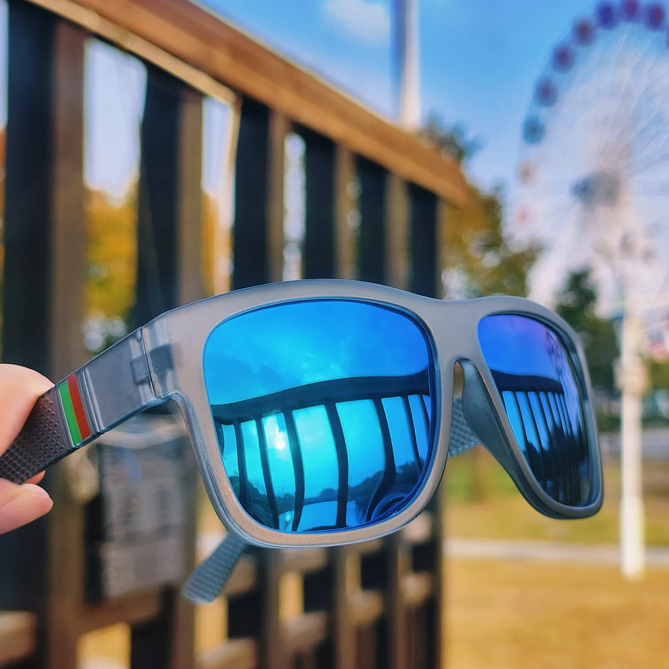 Brand Polarized Cycling Sunglasses Large Frame