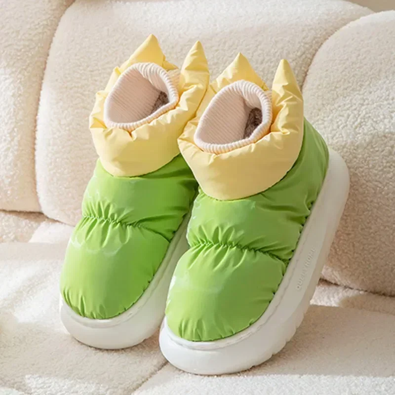 

Женская обувь, зимние женские зимние ботинки, простой дизайн, разные цвета, сохраняющие тепло пуховые удобные уличные женские ботильоны