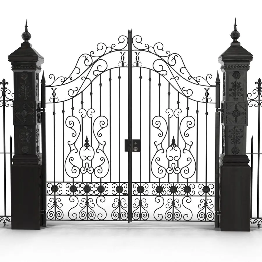 Golden Supplier Iron Gate Main Gate Designs Pictures Iron Gate Design Iron Gates 3