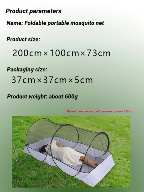 Zanzariera Per Lettino Bambini - Tenda Pieghevole Portatile Traspirante