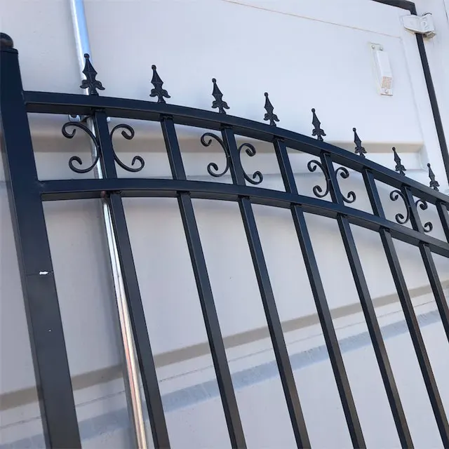 Main Gate Design Iron Fence And Gates Metal Laser Cut Garden Fence Wrought Iron For Garden
