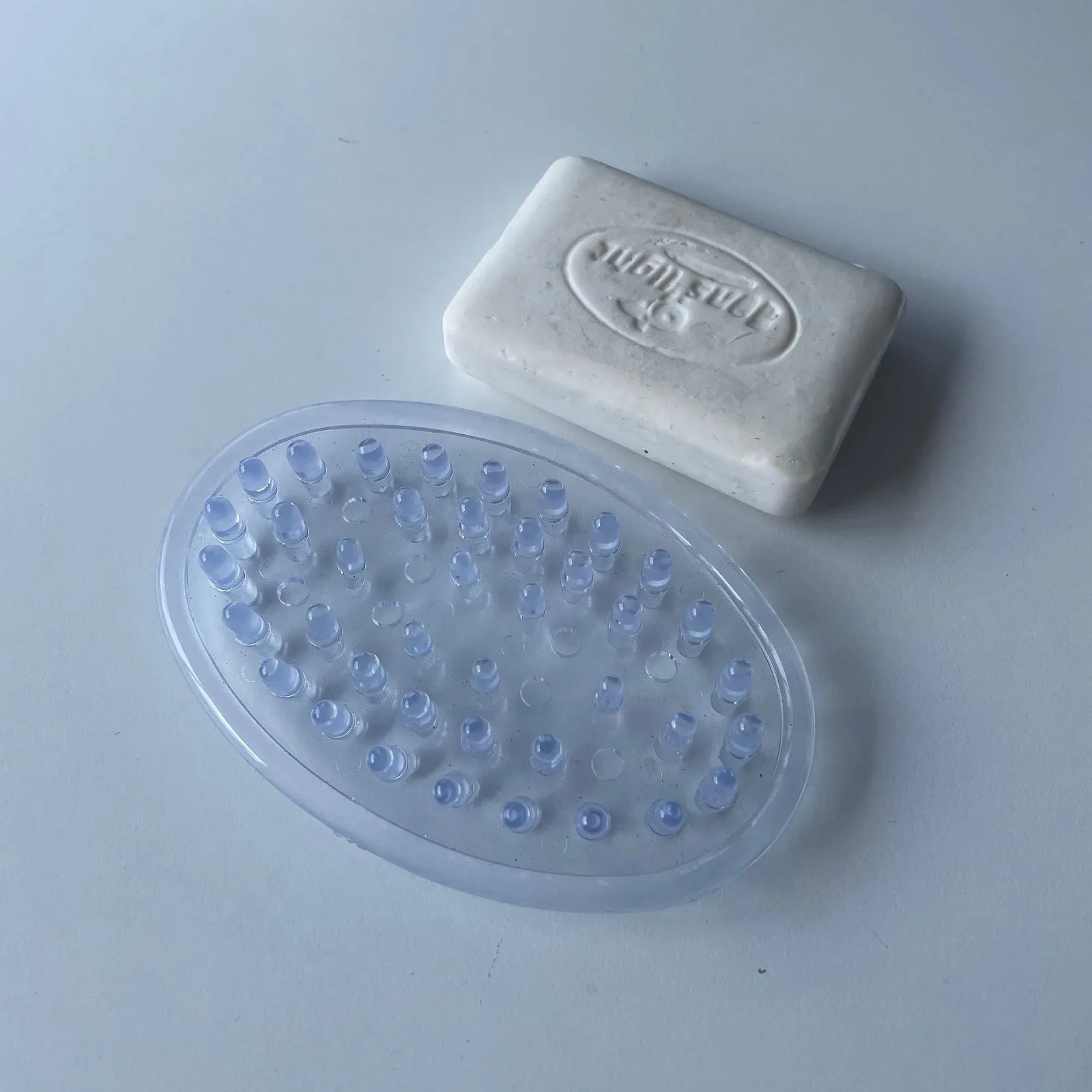 Plastic Soap Holder Bar Holder Tray Clear Plastic Oval Bath Soap Rack For Bathroom Kitchen Holder Bathroom Accessory Soap Holder