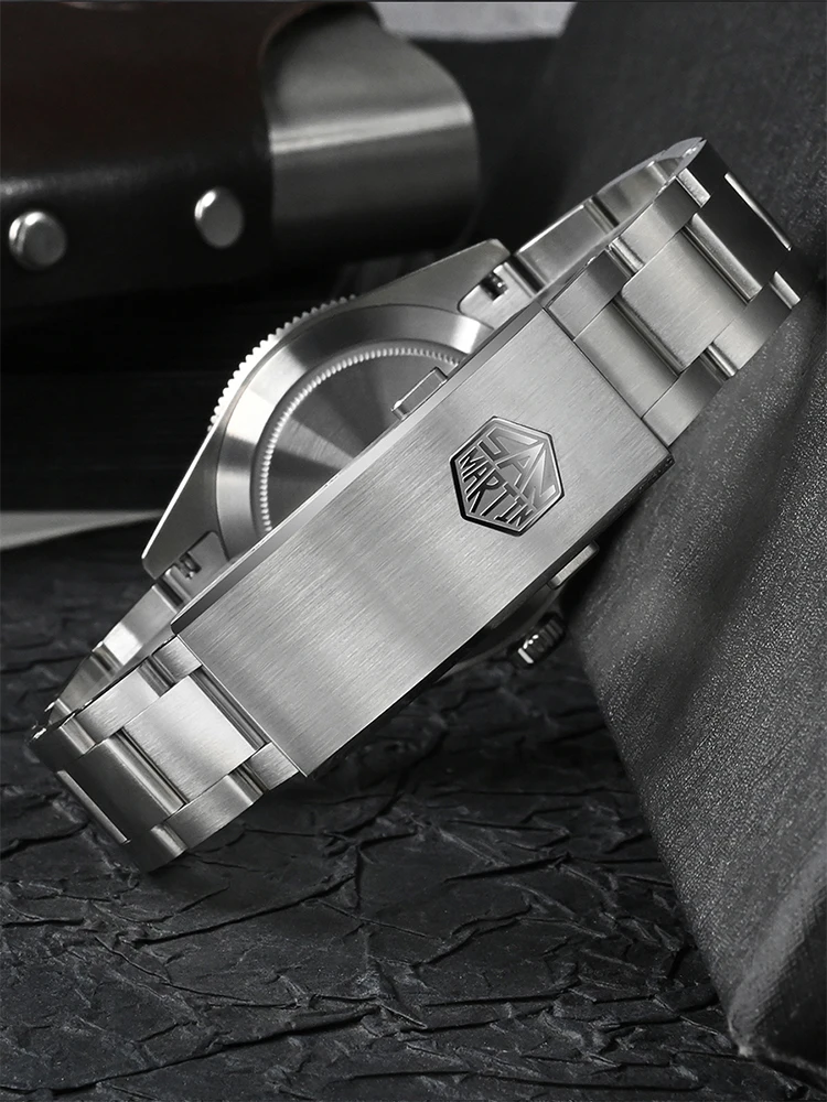 San Martin 39.5mm NH34 GMT Men Automatic Mechanical Sapphire 100M Waterproof SN0109 mechanical watch